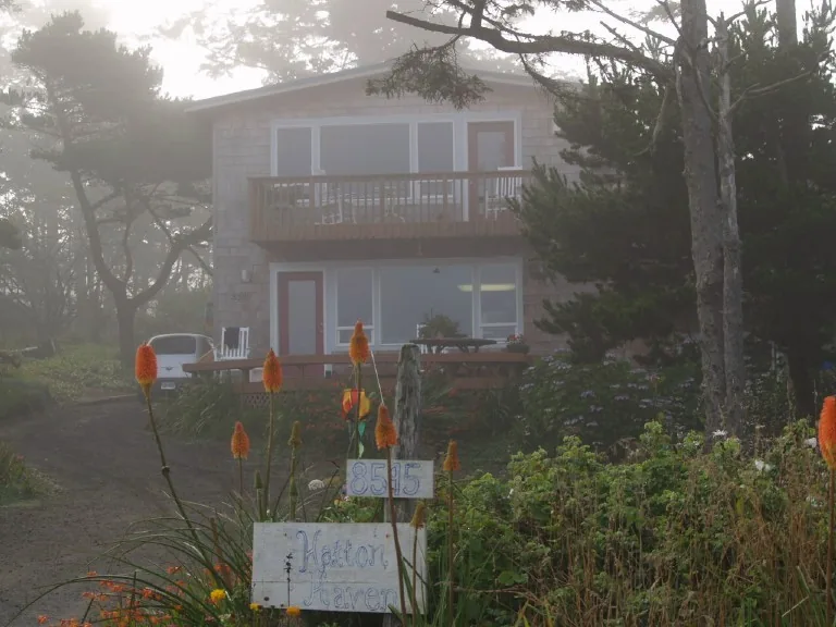 The Hatton Haven sign in the front garden